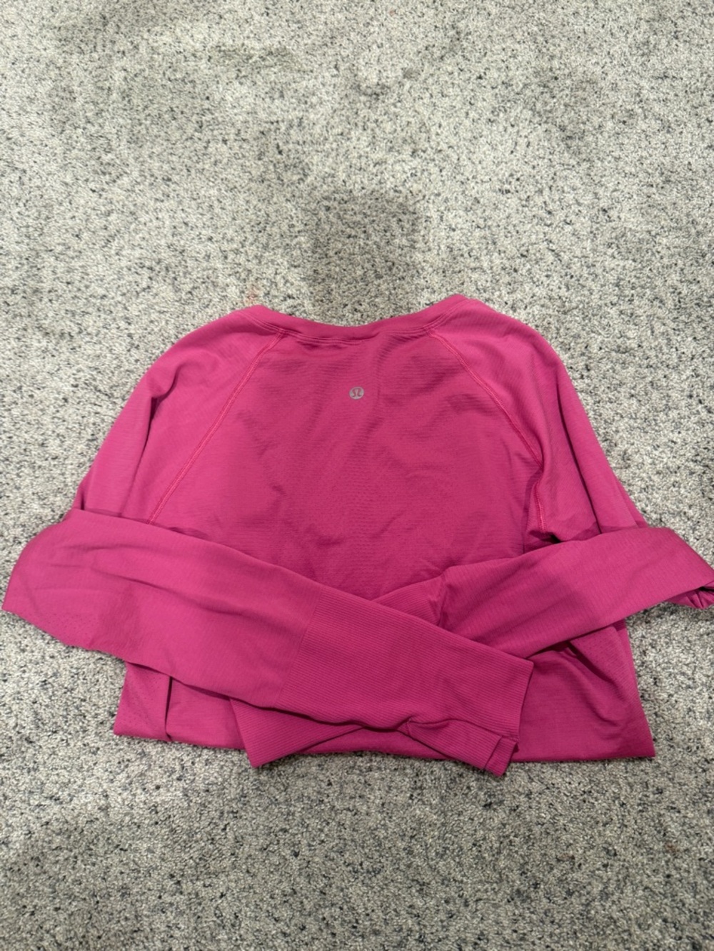 lululemon athletica Long Sleeve Tee in Raspberry Pink